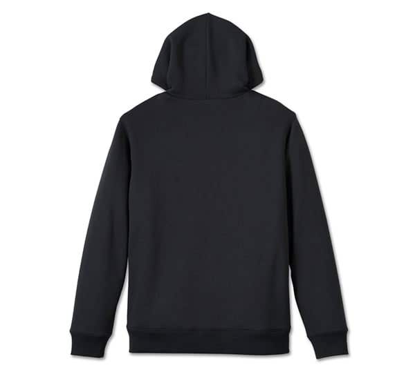 HARLEY-DAVIDSON MENS BAR & SHIELD LINED ZIP-UP HOODIE
