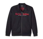 HARLEY-DAVIDSON MENS DARTING ZIP-UP SWEATSHIRT