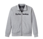 HARLEY-DAVIDSON MENS DARTING ZIP-UP SWEATSHIRT