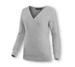 HARLEY-DAVIDSON WOMENS WOOL-BLEND CROSSOVER SWEATER