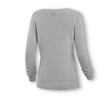 HARLEY-DAVIDSON WOMENS WOOL-BLEND CROSSOVER SWEATER