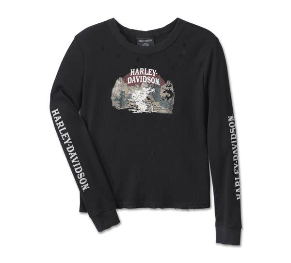 HARLEY-DAVIDSON WOMENS COWGIRL GRAPHIC TEE