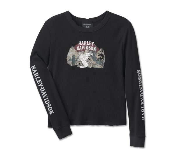 HARLEY-DAVIDSON WOMENS COWGIRL GRAPHIC TEE