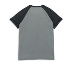 HARLEY-DAVIDSON MENS HERITAGE SIGN RAGLAN SLEEVE GRAPHIC TEE