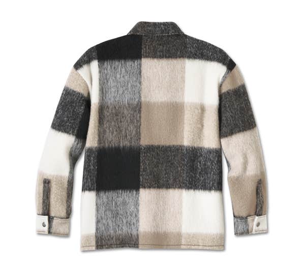 HARLEY-DAVIDSON WOMENS H-D PLAID SHIRT JACKET