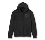 HARLEY-DAVIDSON MENS EAGLE SOARS ALONE SLUB HOODIE