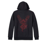 HARLEY-DAVIDSON MENS YEAR OF THE DRAGON ZIP-UP HOODIE