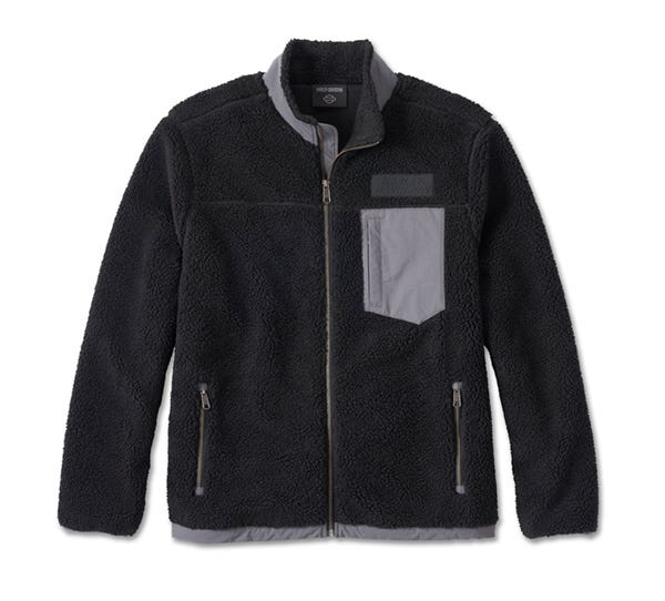 HARLEY-DAVIDSON MENS WILLIE G SKULL PRANCER FLEECE
