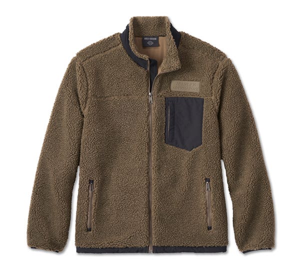 HARLEY-DAVIDSON MENS WILLIE G SKULL PRANCER FLEECE