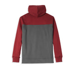 HARLEY-DAVIDSON MENS COLORBLOCK PULLOVER HOODIE