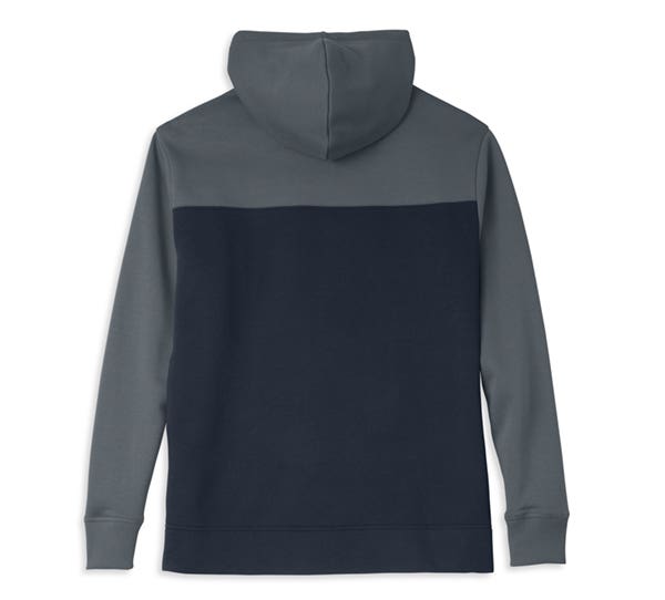 HARLEY-DAVIDSON MENS COLORBLOCK PULLOVER HOODIE