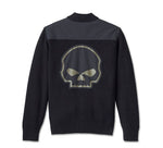 HARLEY-DAVIDSON MENS WILLIE G SKULL SWEATER