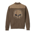 HARLEY-DAVIDSON MENS WILLIE G SKULL SWEATER