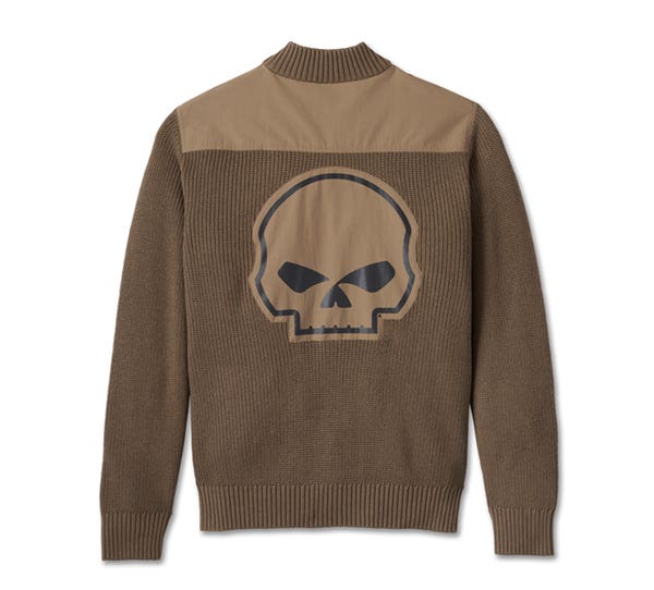 HARLEY-DAVIDSON MENS WILLIE G SKULL SWEATER