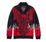 HARLEY-DAVIDSON MENS EAGLE CARDIGAN
