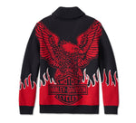 HARLEY-DAVIDSON MENS EAGLE CARDIGAN