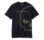 HARLEY-DAVIDSON MENS WILLIE G SKULL TEE