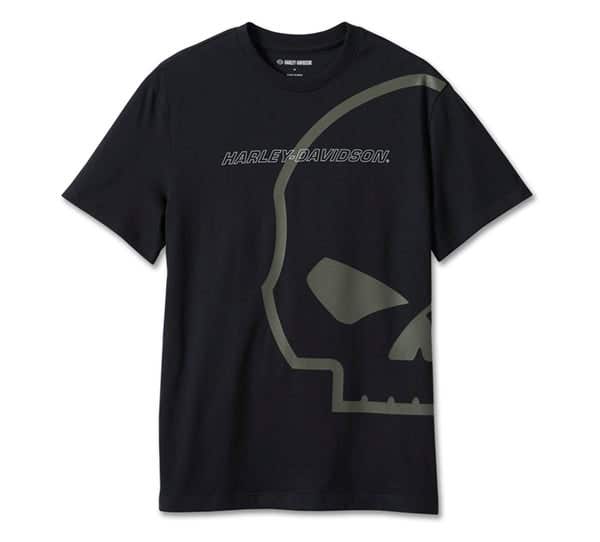 HARLEY-DAVIDSON MENS WILLIE G SKULL TEE
