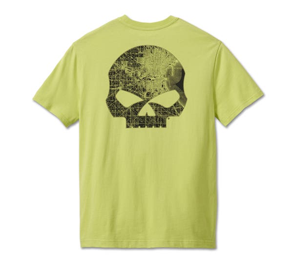 HARLEY-DAVIDSON MENS WILLIE G SKULL TEE