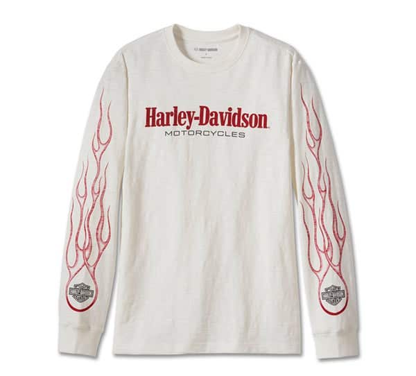 HARLEY-DAVIDSON MENS IN FLAMES TEE