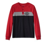 HARLEY-DAVIDSON MENS DARTING HENLEY