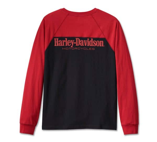 HARLEY-DAVIDSON MENS DARTING HENLEY