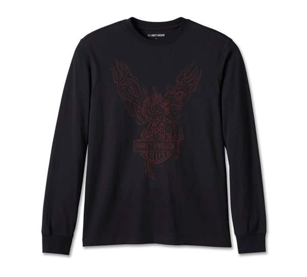 HARLEY-DAVIDSON MENS YEAR OF THE DRAGON LS TEE