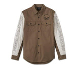 HARLEY-DAVIDSON MENS WILLIE G SKULL VIPER SHIRT