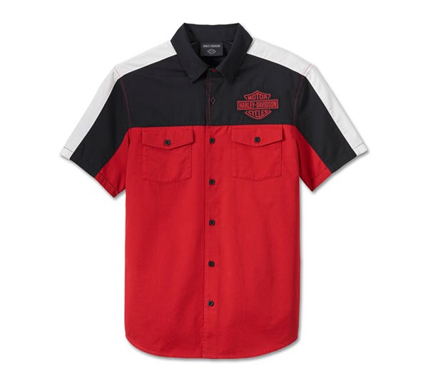 HARLEY-DAVIDSON MENS DARTING SHIRT