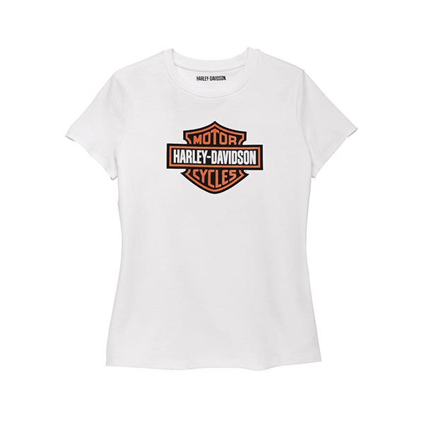 HARLEY-DAVIDSON WOMENS BAR & SHIELD GRAPHIC TEE