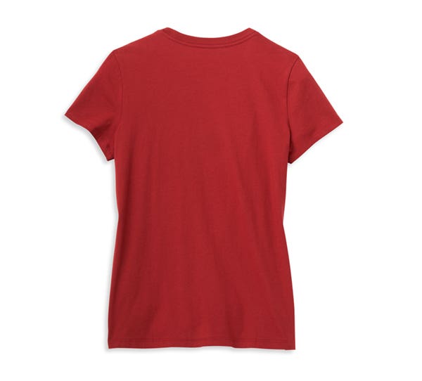 HARLEY-DAVIDSON WOMENS BAR & SHIELD GRAPHIC TEE
