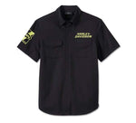 HARLEY-DAVIDSON MENS WILLIE G SKULL SHORT SLEEVE SHIRT
