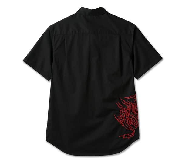 HARLEY-DAVIDSON MENS YEAR OF THE DRAGON SHORT SLEEVE SHIRT