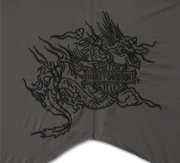 HARLEY-DAVIDSON MENS YEAR OF THE DRAGON SHORT SLEEVE SHIRT