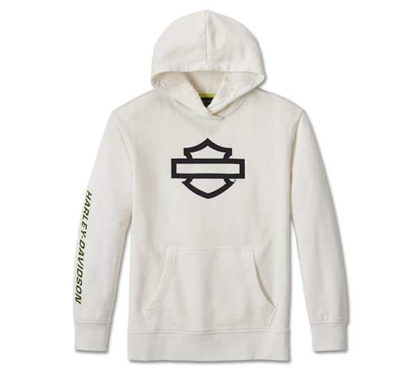 HARLEY-DAVIDSON WOMENS OVERSIZED STREET MACHINE BAR & SHIELD PULL OVER