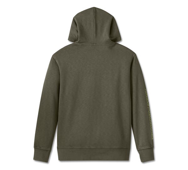 HARLEY-DAVIDSON WOMENS OVERSIZED STREET MACHINE BAR & SHIELD PULL OVER