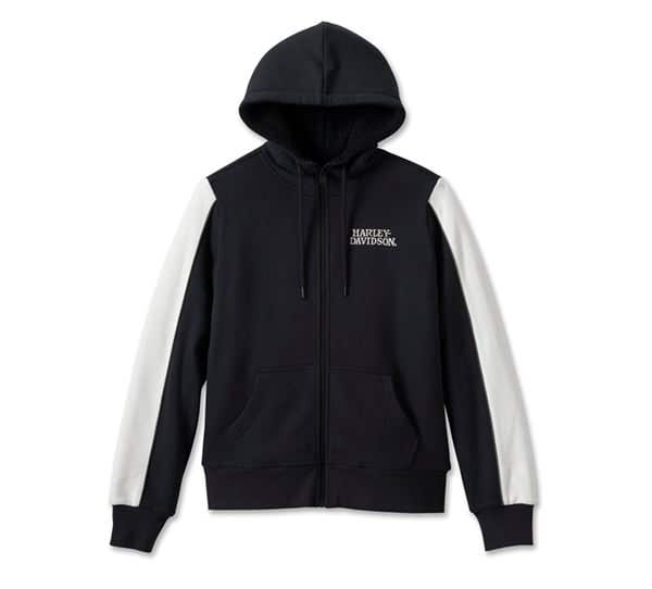 HARLEY-DAVIDSON WOMENS WILLIE G SHERPA LINED ZIP FRONT HOODIE
