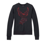 HARLEY-DAVIDSON WOMENS FLYING EAGLE CREWNECK