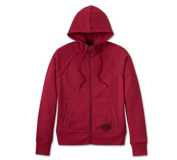HARLEY-DAVIDSON WOMENS YEAR OF THE DRAGON ZIP FRONT HOODIE