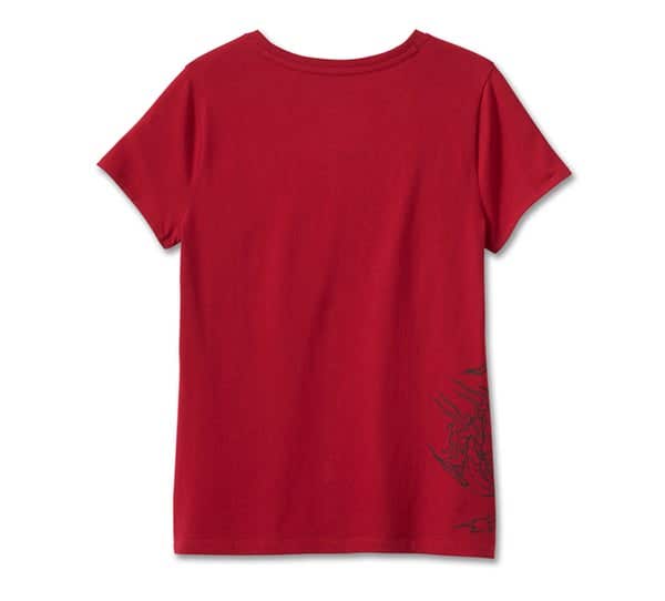 HARLEY-DAVIDSON WOMENS YEAR OF THE DRAGON V- NECK TEE