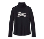 HARLEY-DAVIDSON WOMENS SUPERSTAR MILWAUKEE RIB TURTLENECK