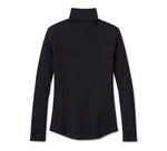 HARLEY-DAVIDSON WOMENS SUPERSTAR MILWAUKEE RIB TURTLENECK