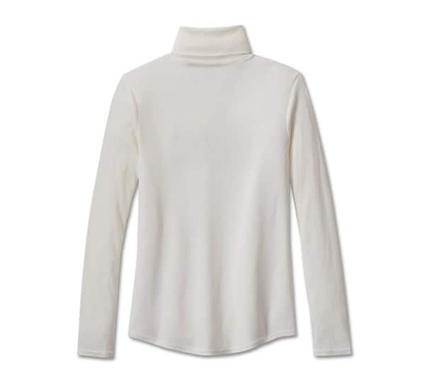 HARLEY-DAVIDSON WOMENS SUPERSTAR MILWAUKEE RIB TURTLENECK