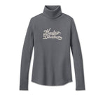 HARLEY-DAVIDSON WOMENS SUPERSTAR MILWAUKEE RIB TURTLENECK