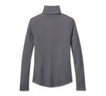 HARLEY-DAVIDSON WOMENS SUPERSTAR MILWAUKEE RIB TURTLENECK