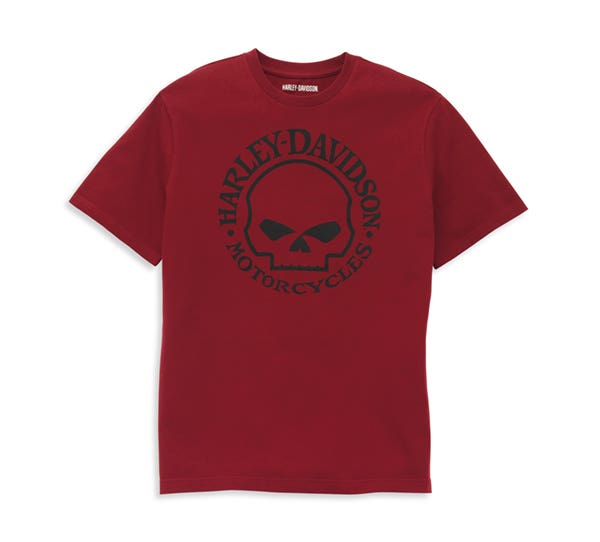 HARLEY-DAVIDSON MENS WILLIE G (TM) SKULL GRAPHIC TEE