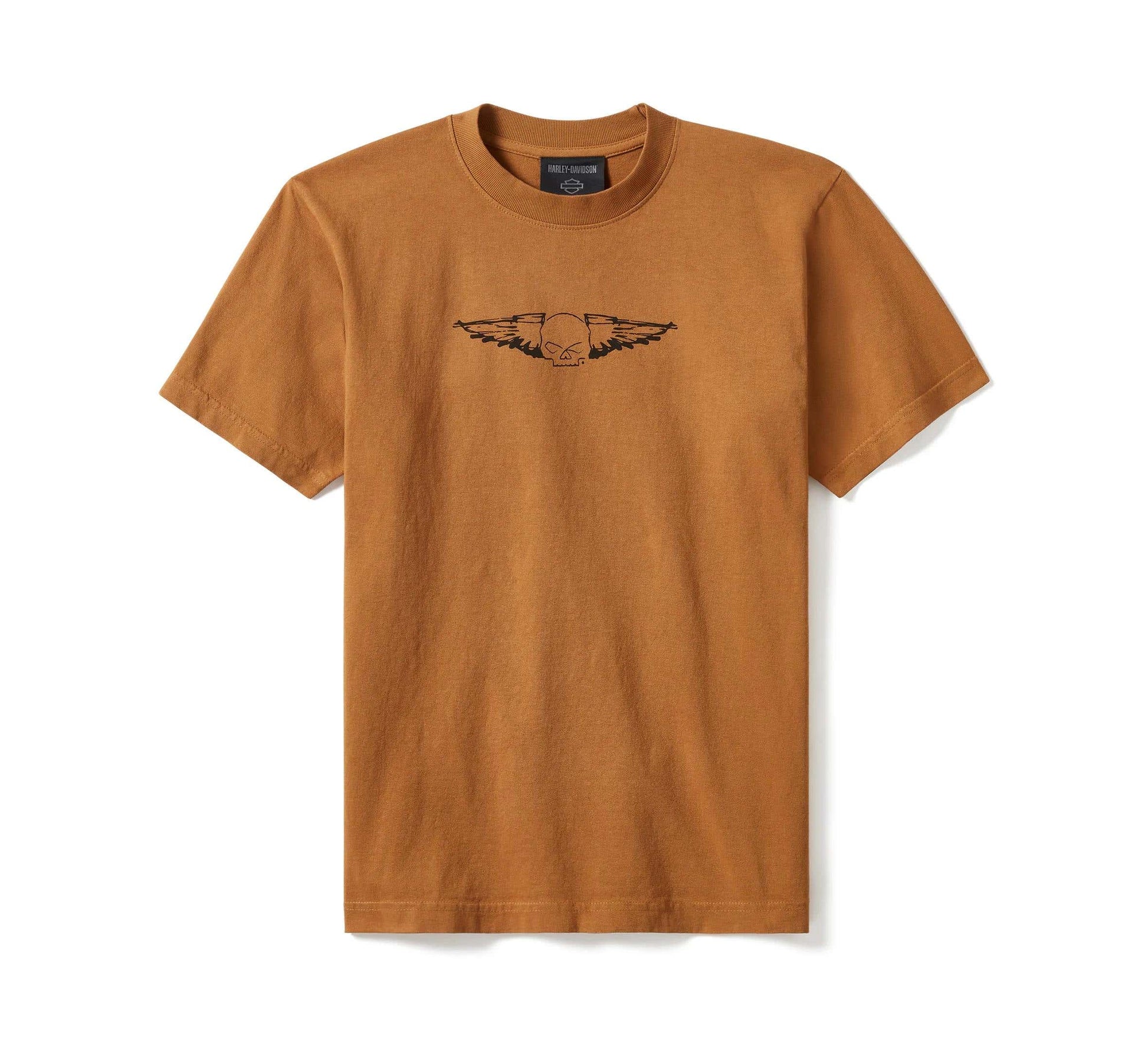 HARLEY-DAVIDSON MENS WILLIE G SKETCHY SKULL SHORT SLEEVE TEE