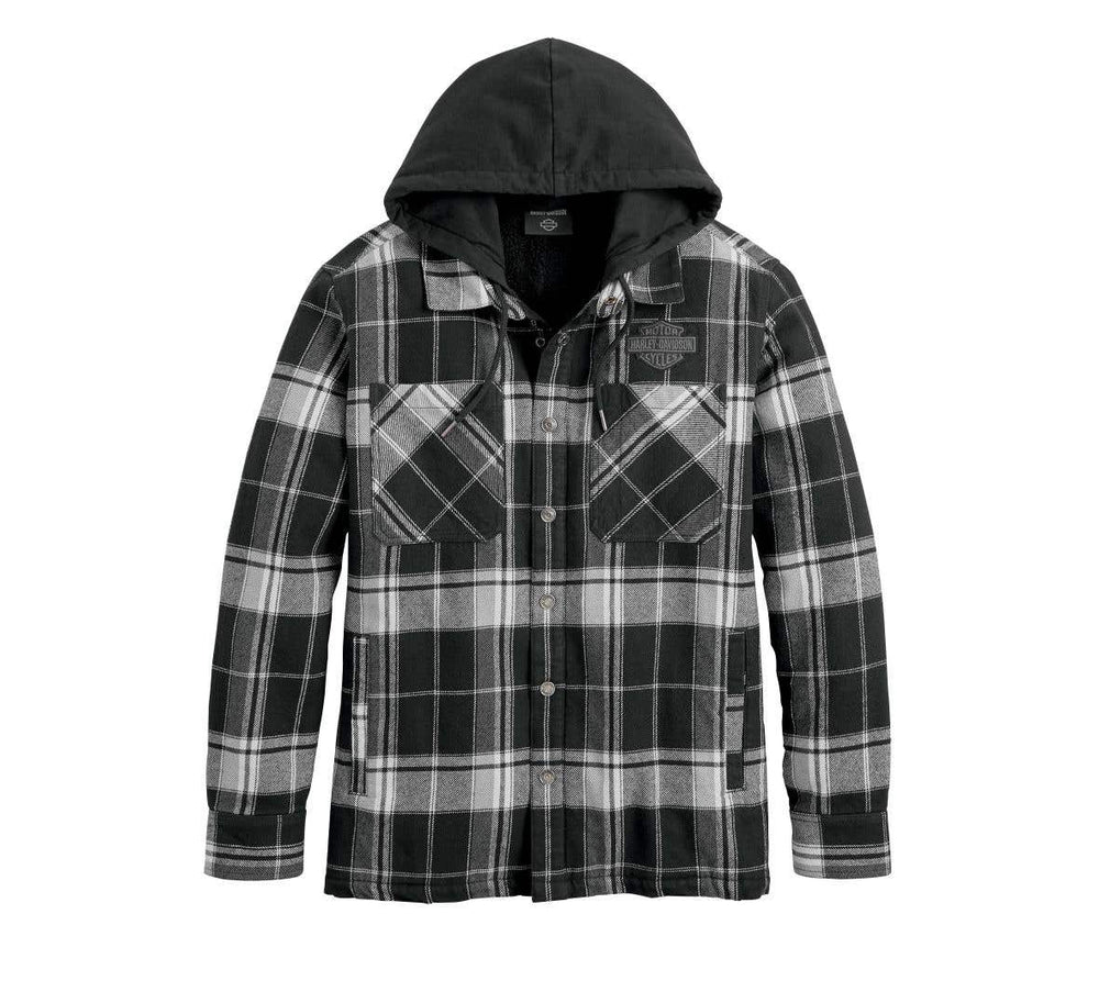 HARLEY-DAVIDSON MENS UP NORTH SHERPA FLANNEL
