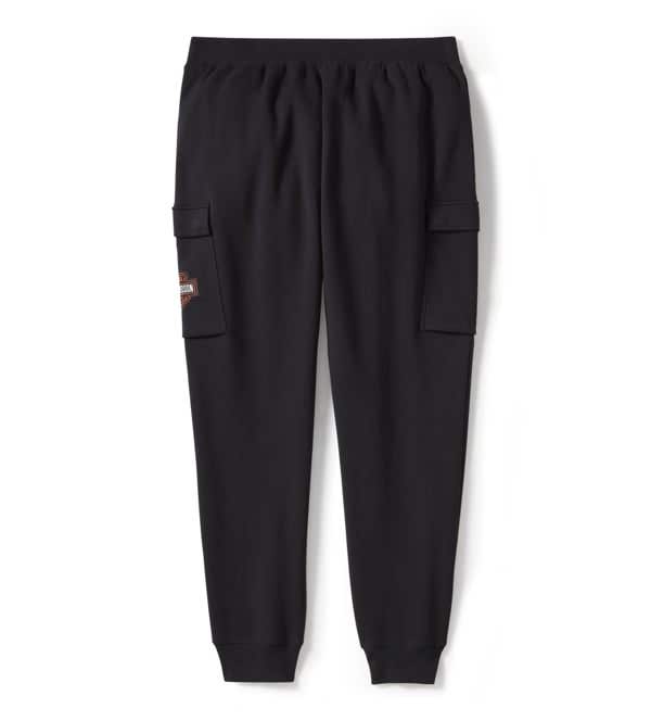 HARLEY-DAVIDSON MENS ESSENTIAL FLEECE CARGO PANT