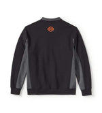HARLEY-DAVIDSON MENS TECH 1/4 ZIP FLEECE
